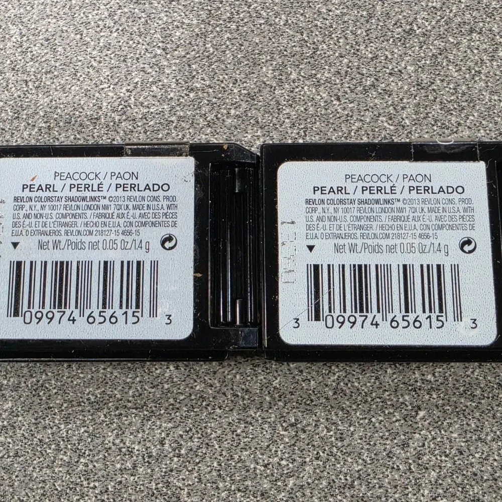 Revlon Eyeshadow Makeup Blue New ColorStay ShadowLinks Peacock Lot 2